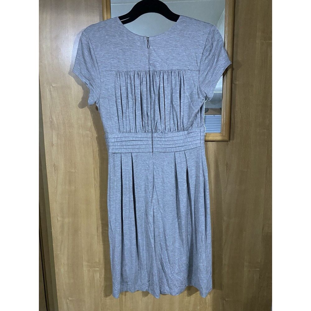 Max and Cleo Women's‎ Size 4 Navy Faux Wrap Dress - Picture 6 of 8